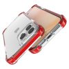 iPhone 14 Pro átlátszó TPU tok piros kerettel Alphajack- 9 kép