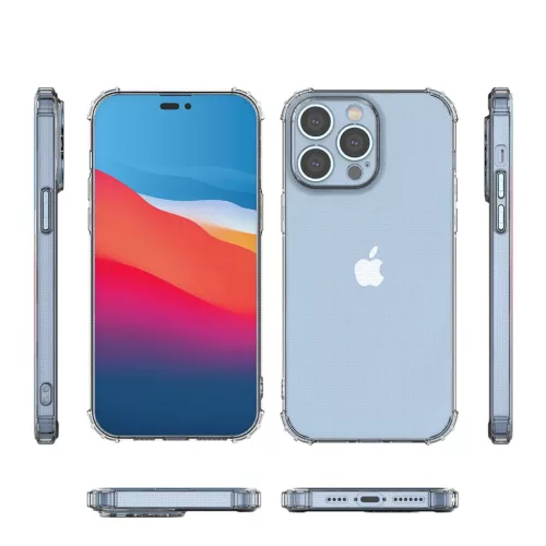 iPhone 14 Pro Max Clear TPU átlátszó tok Alphajack- 4 kép