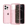 iPhone 14 Pro Max glitter tok rózsaszín Alphajack- 1 kép