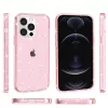 iPhone 14 Pro Max glitter tok rózsaszín Alphajack- 2 kép