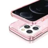 iPhone 14 Pro Max glitter tok rózsaszín Alphajack- 6 kép