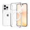 iPhone 14 Pro Max MagSafe kompatibilis átlátszó TPU tok fehér kere- 1 kép
