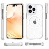 iPhone 14 Pro Max MagSafe kompatibilis átlátszó TPU tok fehér kere- 4 kép