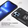 iPhone 14 Pro Max Ring Armor Case Kickstand tok kihajtható mágneses - 3 kép