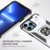 iPhone 14 Pro Max Ring Armor Case Kickstand tok kihajtható mágneses - 6 kép