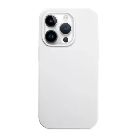 iPhone 14 Pro Max rugalmas puha szilikontok fehér Alphajack- 1 kép