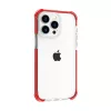 iPhone 14 Pro Max átlátszó TPU tok piros kerettel Alphajack- 8 kép