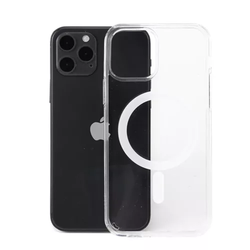 iPhone 15 Plus MagSafe kompatibilis átlátszó TPU tok Alphajack- 3 kép
