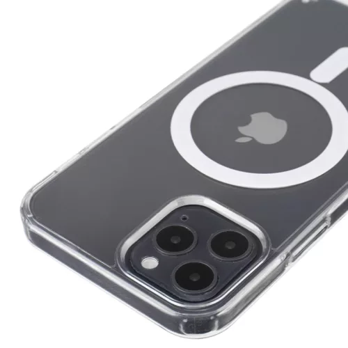 iPhone 15 Plus MagSafe kompatibilis átlátszó TPU tok Alphajack- 4 kép