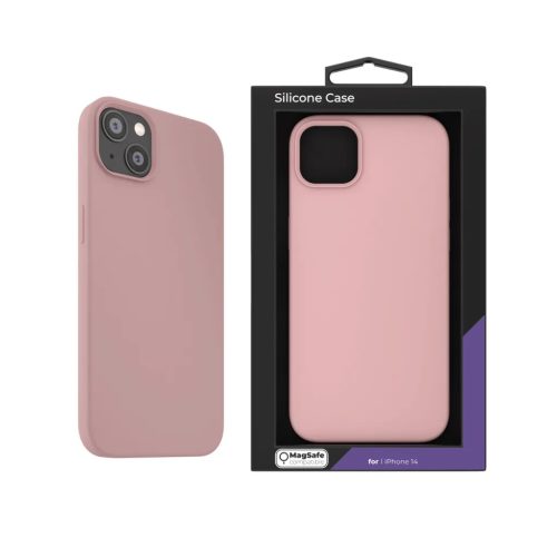 iPhone 14 Next One MagSafe-kompatibilis szilikontok balett rózsaszín-6427157003960 1 kép