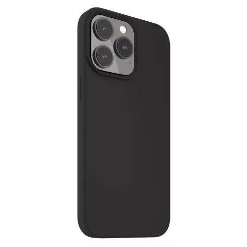 iPhone 14 Pro Max Next One MagSafe-kompatibilis szilikontok fekete (IP-6427157004066 2 kép