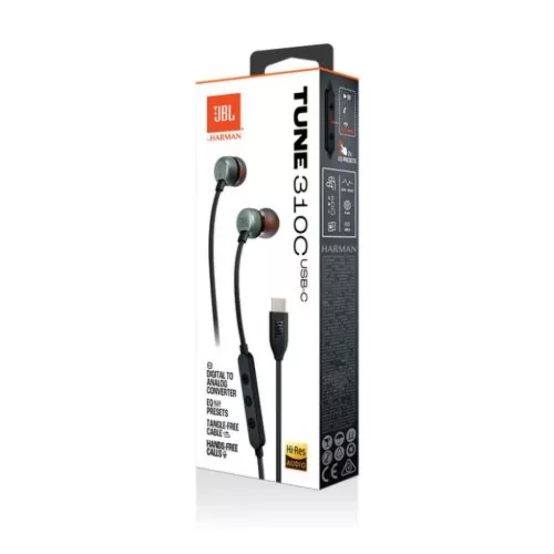 JBL Tune 310C Pure Bass fülhallgató (Type-C) Fekete EU (JBL-T310C-BL-1200130011146 4 kép
