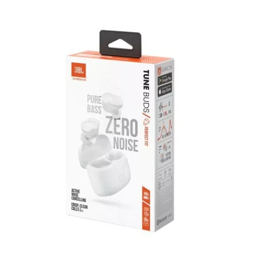 JBL Tune Buds TWS Bluetooth Vezeték nélküli Fülhallgató Fehér EU-6925281972928 1 kép