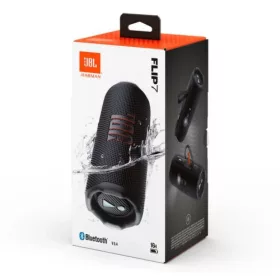 JBL Flip 7 Bluetooth vezeték nélküli hangszóró fekete EU-1200130019272 1 kép