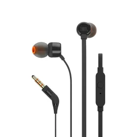   JBL Tune 110 fülbe helyezhető fejhallgató 3,5 mm-es mini csatlakozóval és távirányítóval - fekete