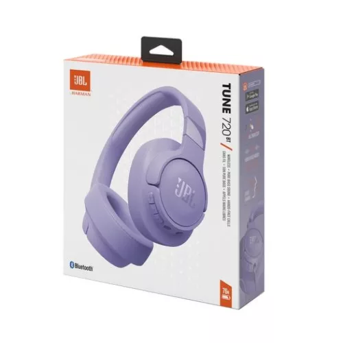 JBL Tune 720BT Bluetooth Vezeték nélküli On-Ear Fejhallgató Lila E-6925281967092 6 kép