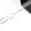 Type-C audio elosztó adapter DAC Type-C-Type-C / 3.5mm jack fehér, T- 2 kép