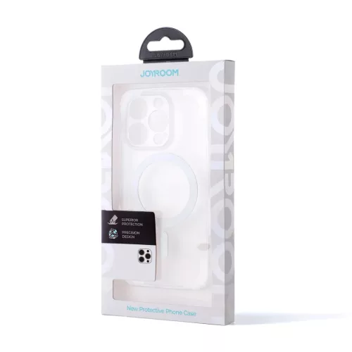 iPhone 14 Pro Joyroom 14D mágneses TPU tok átlátszó MagSafe kompat-6956116728564 3 kép