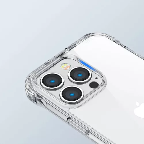 iPhone 14 Plus Joyroom Defender tok támasztékkal, átlátszó (JR-14-6956116733803 10 kép