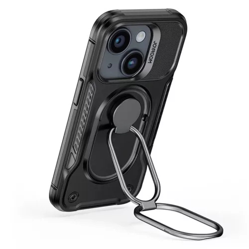 Joyroom Dual Hinge tok iPhone 14-hez állvánnyal és gyűrű tartóva-6956116732516 2 kép