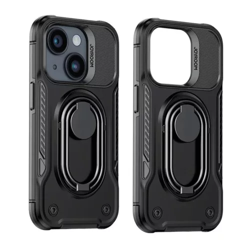 Joyroom Dual Hinge tok iPhone 14-hez állvánnyal és gyűrű tartóva-6956116732516 4 kép