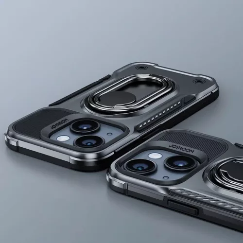 Joyroom Dual Hinge tok iPhone 14-hez állvánnyal és gyűrű tartóva-6956116732516 9 kép