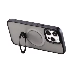 Mágneses védőtok tartóval Joyroom JR-BP004 iPhone 15 Pro-hoz (feke-6956116719791 1 kép