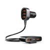 JOYROOM 5xUSB Multi port szivargyújtós autós töltő fekete (JR-CL0-6941237122353 1 kép