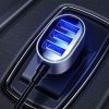 JOYROOM 5xUSB Multi port szivargyújtós autós töltő fekete (JR-CL0-6941237122353 9 kép