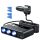 JOYROOM JR-CL06 Többportos USB autós töltő PD154W / QC3.0 fekete-6941237165121 11 kép