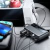 JOYROOM JR-CL06 Többportos USB autós töltő PD154W / QC3.0 fekete-6941237165121 1 kép