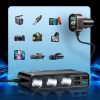 JOYROOM JR-CL06 Többportos USB autós töltő PD154W / QC3.0 fekete-6941237165121 7 kép