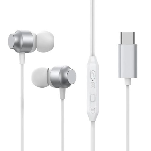 Joyroom JR-EC06 USB-C fülhallgató - ezüst-6956116770143 1 kép
