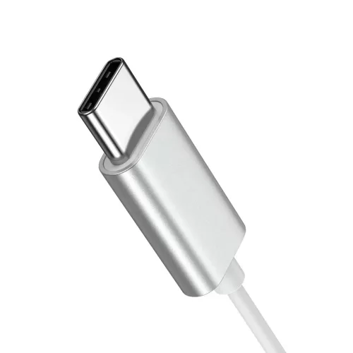 Joyroom JR-EC06 USB-C fülhallgató - ezüst-6956116770143 5 kép