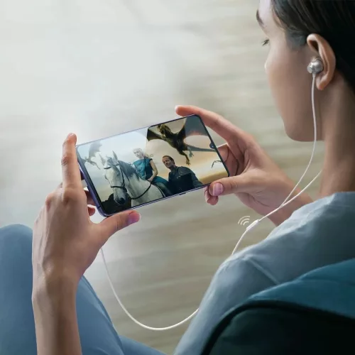 Joyroom JR-EC06 USB-C fülhallgató - ezüst-6956116770143 10 kép