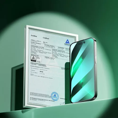 iPhone 14 Pro Max/15 Plus Joyroom Knight Series 2,5D KIjelzővédő ü-6956116716851 2 kép