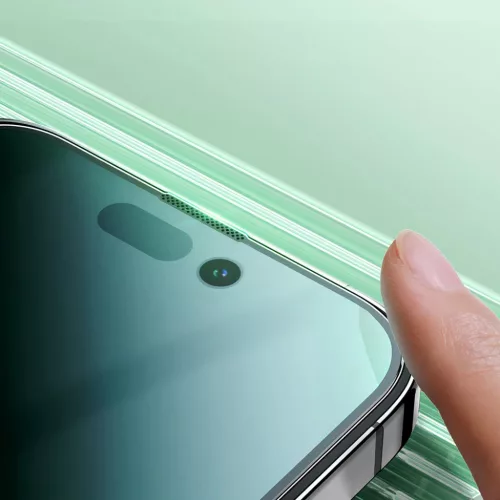 iPhone 14 Pro Max/15 Plus Joyroom Knight Series 2,5D KIjelzővédő ü-6956116716851 7 kép