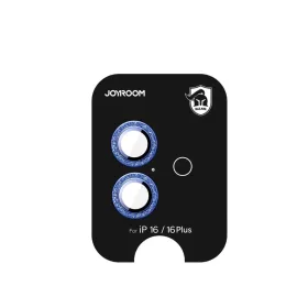   Joyroom JR-MSF0300 üvegfólia iPhone 16/16 Plus lencsékhez - kék