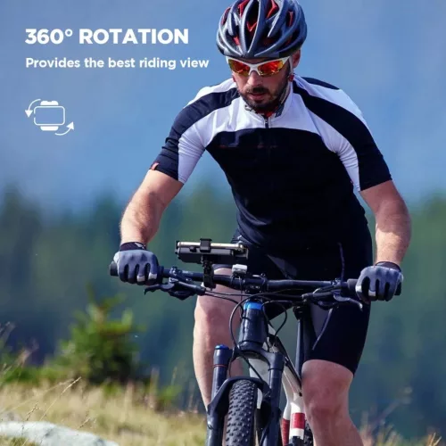 Joyroom JR-OK7 biciklis telefon tartó - fekete-6956116795030 9 kép