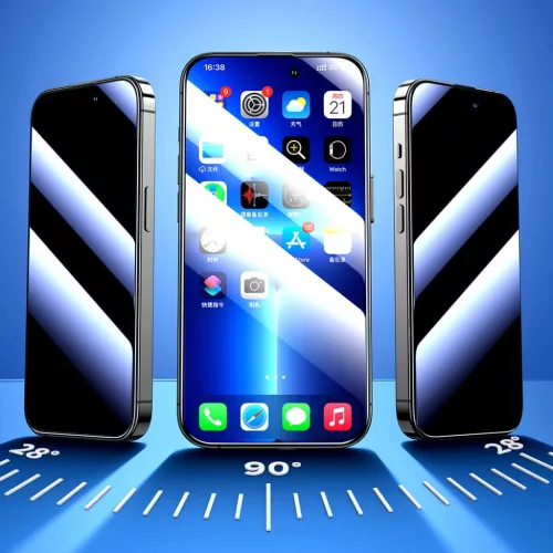 iPhone 14 Plus Joyroom Knight 2,5D Anti-Spy KIjelzővédő üvegfólia-6956116716967 5 kép