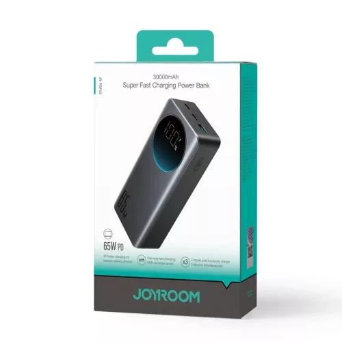Joyroom 30000mAh 65W power bank digitális kijelzővel (JR-PBF05) - fe-6956116797317 2 kép