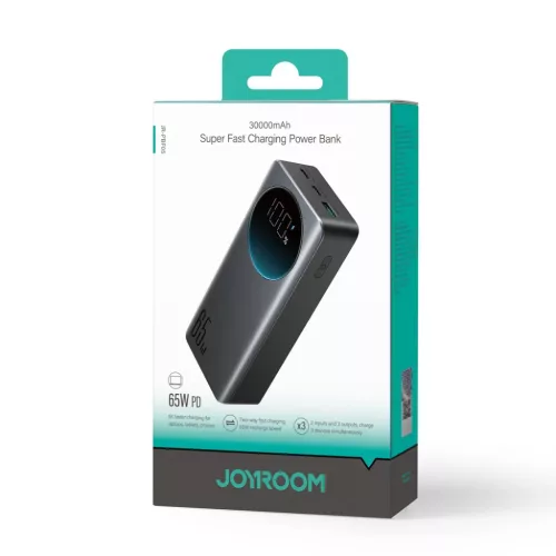 Joyroom JR-PBF05 Pro 30000mAh 65W Powerbank digitális kijelzővel, 2x-6956116749279 7 kép