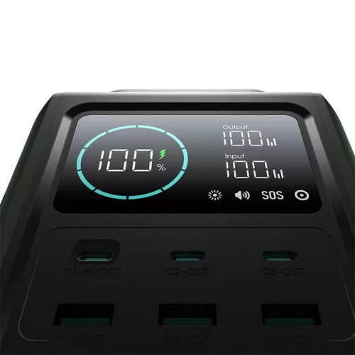Joyroom JR-PBF10 Powerbank Kihúzható Fénnyel 100W 75000mAh-6956116712662 5 kép