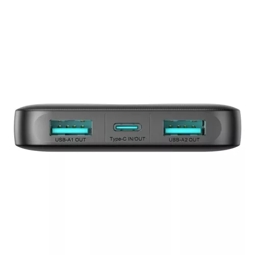 Powerbank Joyroom JR-PBF12 10000mAh 2.4A 2x USB-A 1x USB-C - fekete-6956116713256 6 kép