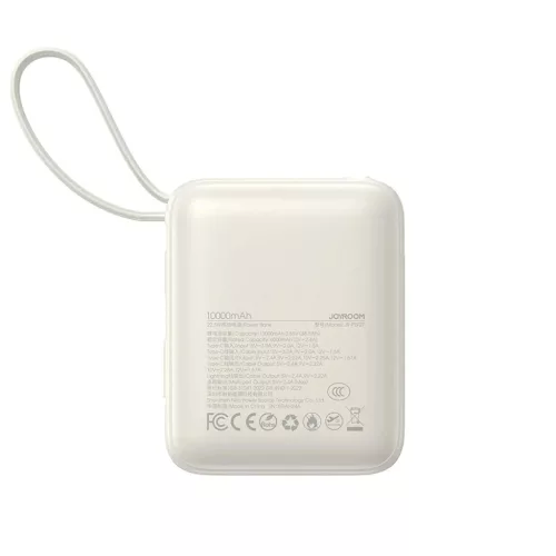 Joyroom JR-PBF27 10000mAh 22.5W Powerbank beépített USB-C és Lightn-6956116745110 3 kép