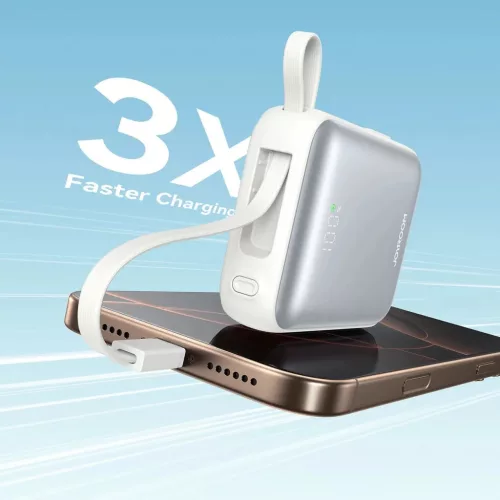 Joyroom JR-PBF27 10000mAh 22.5W Powerbank beépített USB-C és Lightn-6956116745110 8 kép