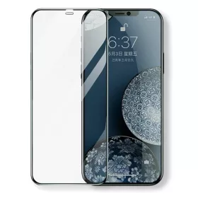   Joyroom Knight Series 2,5D KIjelzővédő üvegfólia kerámiával iPhone 12 mini fekete (JR-PF612)