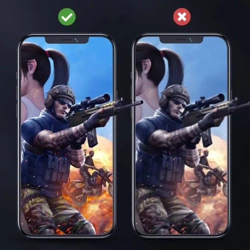 iPhone 12 Pro Max Joyroom Knight Series 2,5D Gaming kIjelzővédő üv-6941237121547 5 kép