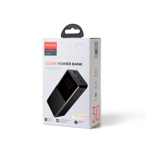 Joyroom Powerbank 22.5W 30000mAh PD QC3.0 AFC fekete (JR-QP193)-6941237185136 2 kép