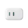 Joyroom JR-TCF12 hálózati töltő 2x USB-C 20W PD / QC 3.0 - fehér-6956116722869 6 kép